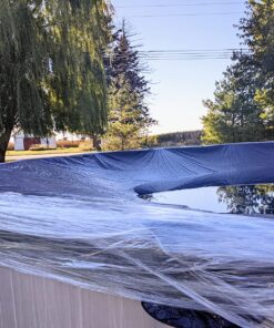 Stretch Wrap Industrial Strength Extra Thick 18" 1100 SqFt 80 Gauge (20 Micron) 1 Pack, Shrink Wrap Roll for Moving Supplies, Furniture, Pallets, Plastic Wrap for Packing, Heavy Duty Stretch Film Clear 33 81ltoUPzsPL