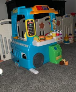 Fisher-Price Laugh & Learn Toddler Learning Toy Servin’ Up Fun Food Truck Electronic Playset With 24 Accessories For Ages 18+ Months 42 81luPRw aqL