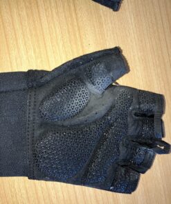 ATERCEL Workout Gloves for Men and Women, Exercise Gloves for Weight Lifting, Cycling, Gym, Training, Breathable and Snug fit Black Large 42 81luUNYlXBL