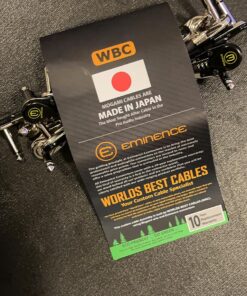 WORLDS BEST CABLES 6 Units - 6 Inch - Pedal, Effects, Patch, Instrument Cable Custom Made Made Using Mogami 2319 Wire and Eminence Nickel Plated ¼ inch (6.35mm) R/A Pancake Type Connectors 20 81luxo8TePL