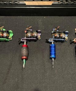 Dragonhawk Complete Tattoo Kit 4 Standard Tunings Tattoo Machines Power Supply 10 Color Tattoo Inks 50 Needles Tips Grips with Case D139GD 33 81lv47GEAvL