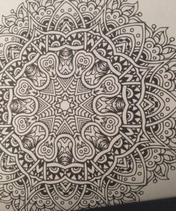 Mandala Coloring Book: 100+ Unique Mandala Designs and Stress Relieving Patterns for Adult Relaxation, Meditation, and Happiness (Magnificent Mandalas) Paperback, Large Print 90 81lvS4Yc3RL