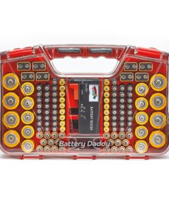 Ontel Battery Daddy - Battery Organizer Storage Case with Tester, Stores & Protects Up to 180 Batteries, Clear Locking Lid, As Seen On TV Original - 180 Batteries 38 81lvTtrBq1L 1