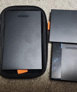 UGREEN USB C Hard Drive Enclosure USB C 3.1 Gen 2 to SATA Adapter for 2.5" SATA SSD HDD 6Gbps High-Speed Support UASP SATA III Compatible with MacBook Pro Air WD Seagate Toshiba Samsung Hitachi 33 81lvhO7RgWL