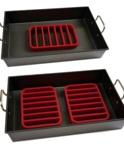 Norpro, Red Rectangle Silicone Roasting Rack, 1 EA 19 81lwLep46TL