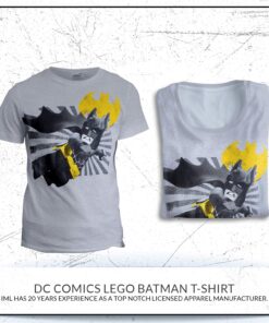 DC Comics Boys' Lego Batman Characters Graphic Designs Round Neck Short Sleeve T-Shirt 14-16 Gray 11 81lwXOshIsL