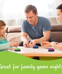 Alternative view of Learning Resources Answer Buzzers - Set of 4, Ages 3+, Assorted Colored Buzzers, Game Show Buzzers, Perfect for Family Game and Trivia Nights, for Kids
