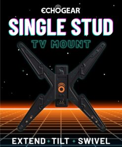 Alternative view of ECHOGEAR SleekStud Swivel Full Motion TV Wall Mount Bracket for 26-58 Inch TVs – Extend and Tilt Your TV - Easy Single Stud Install