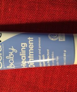CeraVe Diaper Rash Cream | Baby Healing Ointment for Extra Dry, Cracked Skin | Diaper Cream with Ceramides & Vitamin E | Lanolin, Fragrance, Paraben, Dye, Phthalates & Sulfate Free | 3 Ounce 37 81lyieQmg4L