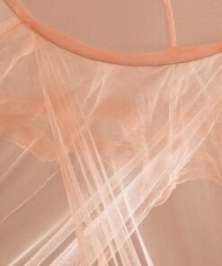 Alternative view of HOUSWEETY Princess Bed Canopy Netting Mosquito Net Round Lace Dome for Twin Full and Queen Size Beds Crib Jade