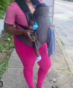 Infantino Flip Advanced 4-in-1 Carrier - Ergonomic, convertible, face-in and face-out front and back carry for newborns and older babies 8-32 lbs Grey 45 81m l2AJ1hL