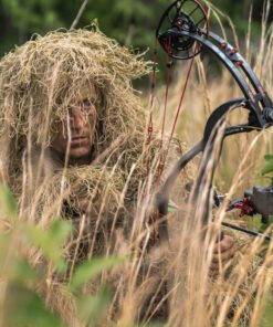 Arcturus Ghost Ghillie Suit & Ponchos for Men | Dense, Double-Stitched Design | Superior Camo Hunting Clothes for Men, Hunters, Military, Sniper Airsoft and Paintball Extra Large Dry Grass 13 81m0u0oStL