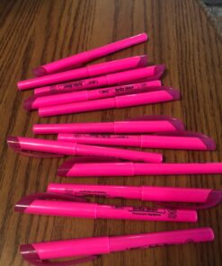 BIC Brite Liner Highlighter, Chisel Tip For Broad Highlighting & Fine Underlining, Pink, 12-Count 14 81m1ZOaxE3L