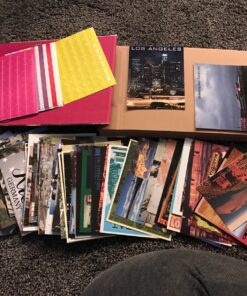 T-HAOHUA Anniversary Photo Album Scrapbook - Our Adventure Book Wedding Photo Album Scrapping 11.6"x7.5" inches, 80 Pages - Includes Bonus 5 Postcards and 5 Self-Adhesive Photo Corners multicolored 33 81m1sK0njvL