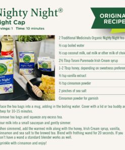 Traditional Medicinals Tea, Organic Nighty Night Extra, Promotes a Good Night's Sleep, 16 Tea Bags 33 81m2C4X8C8L
