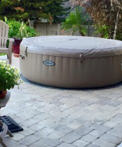 Intex 85in PureSpa Portable Bubble Massage Spa Set 85 in / 6-Person 57 81m2V WzKeL