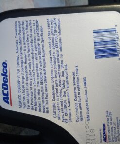 ACDelco GM Original Equipment 10-9395 Dexron VI Automatic Transmission Fluid - 1 gal 27 81m2rx2q4OL