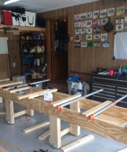 Heavy Duty Leveler Legs w/Lock Nuts - Leveling Feet for Furniture, Cabinets, & Workbench - 4 Pack 42 81m3E4RQYgL