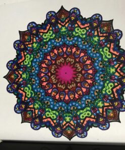 Mandala Coloring Book: 100+ Unique Mandala Designs and Stress Relieving Patterns for Adult Relaxation, Meditation, and Happiness (Magnificent Mandalas) Paperback, Large Print 105 81m4Du5omIL
