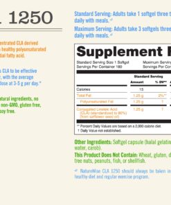NatureWise CLA 1250 Support Exercise Naturally (2-Month Supply), Support Fitness goals, Supports healthy energy levels 180 Count 180 Count (Pack of 1) 23 81m4XgLzMiL