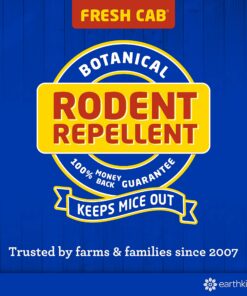 Fresh Cab Botanical Rodent Repellent - Environmentally Friendly, Keeps Mice Out, 4 Scent Pouches 19 81m4nzv WML