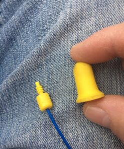 Plugfones Guardian in-Ear Earplug Earbud Hybrid - Noise Reduction in-Ear Headphones(Blue & Yellow) Blue 40 81m52EFEdL