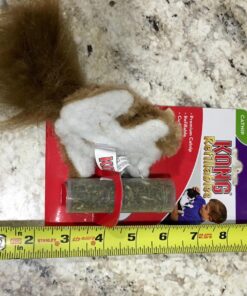 KONG Squirrel Catnip Toy Brown 23 81m52dtCWL