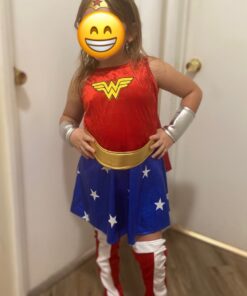 Super DC Heroes Wonder Woman Child's Costume Medium As Shown Standard Packaging 27 81m55UIEVmL