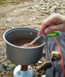 MalloMe Camping Cookware Mess Kit for Backpacking Gear – Camping Cooking Set - Camping Pots and Pans Set - Backpacking Stove/Portable Stove Compatible - Camp Kitchen Equipment Accessories Pot 1 Liter Pot 68 81m5PJestfL