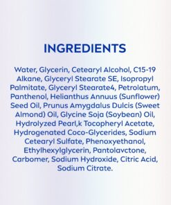 Nivea Sensitive and Radiant Body Lotion for Sensitive Skin, Unscented Body Lotion With Hypoallergenic Formula, 16.9 Fl Oz Pump Bottle 32 81m5W7G PgL