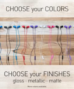 Panasonic ErgoFit Wired Earbuds, In-Ear Headphones with Microphone and Call Controller, Ergonomic Custom-Fit Earpieces (S/M/L), 3.5mm Jack for Phones and Laptops - RP-TCM125-A (Blue) Blue With Mic 22 81m67lWOa L 4