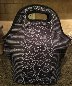 Artovida Artists Collective Insulated Neoprene Lunch Bag - Washable Soft Lunch Tote for Work and Picnic - Design by Tobe Fonseca (Brazil) Furr Division - Classic Tobe Fonseca Furr Div. Cats 23 81m6LbfHd5L