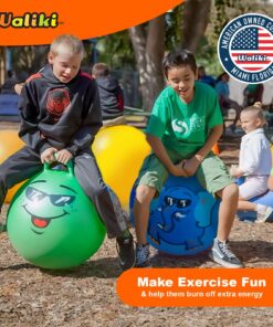 WALIKI Hopper Ball for Kids| Hippity Hop | Jumping Hopping Therapy Ball | Birthday Gift | Blue | Ages: 3-6 | 18"/45CM Ages: 3-6 (18"/45CM) 23 81m6vIzUlOL