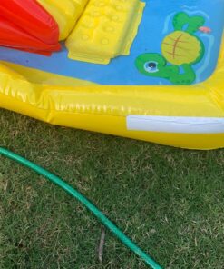 Intex 57454EP 100-inch x 77-inch Inflatable Ocean Children's Play Center Outdoor Backyard Kiddie Pool and Game Set 1 Pack 43 81m7NPXRSJL