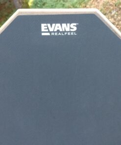 Evans RealFeel - Drum Practice Pad - Drum Pad - Drummer Practice Pad - Gum Rubber & Neoprene, 2 Sided, 12 Inch 2-Sided 32 81m9elP4KPL