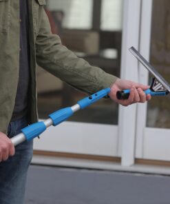 Unger Professional Connect & Clean 4 - 8 Foot Telescoping Extension Multi-Purpose Pole, Window Cleaning, Dusting 11 81m9hO0YRkL