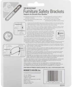 Alternative view of Mommy's Helper - Tip Resistant Furniture Safety Brackets, (2 Pack)