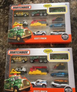 Alternative view of Matchbox Cars, 9-Pack Die-Cast 1:64 Scale Toy Cars, Construction or Garbage Trucks, Rescue Vehicles or Planes (Styles May Vary)