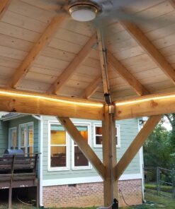 ALITOVE LED Strip Lights Warm White Waterproof 32.8ft 1200 LEDs 2835 SMD 24V DC 3500K Outdoor LED Flexible Ribbon for Kitchen Bedroom Garden Under-cabinet Backyard Hallways(No Power Supply & Adhesive) SMD 10M IP67 24 81mD 8hKfKL 1