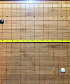 Brybelly Go Set All Natural Bamboo Wood Go Board | Bowls and 361 Bakelite Stones | 2-Player - Classic Chinese Strategy Board Game | Measures 19 x 19in Top Side or 13 x 13in Under Side Beginner's Board 61 81mDOdVCGL