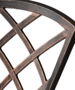 Christopher Knight Home Glenbrook Modern Metal Bistro Set, 3-Pcs Set, Brown 14 81mEI og5GL