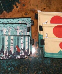 Artovida Artists Collective Lunch Baggies | Snack and Sandwich Bags with Zipper - Improved Dual Layer Design by Budi Kwan (Indonesia) The Ocean, the Sea, the Wave Budi Kwan - The Ocean - Baggie 32 81mEJOaZnL