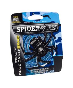 Spiderwire SpiderWire Stealth Braid Fishing line 10lb Break Strength 300yd Blue Camo 5 81mEr 3erKL