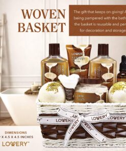Bath and Body Gift Basket For Women and Men – 9 Piece Set of Vanilla Coconut Home Spa Set, Includes Fragrant Lotions, Extra Large Bath Bombs, Coconut Oil, Luxurious Bath Towel & More 38 81mF1Jyr7lL