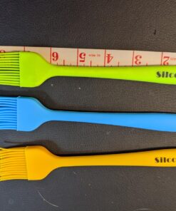 SILCONY 8.4" Silicone Basting Pastry Brush - Perfect for Oil Butter Spread, Marinades, Baste, BBQ, Grill, Cooking - BPA Free, Food Grade Material, Dishwasher Safe (3, 8.4 Inches) 3 23 81mFHTz5mFL