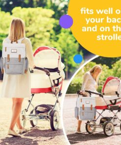 Diaper Bag Backpack Frank Mully Large Multifunction Travel Baby Bag for Mom Dad Cream White 23 81mFbMXWOKL