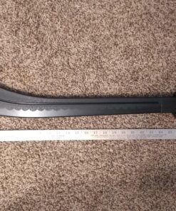 BladesUSA 1606PP Martial Arts Polypropylene Sword Training Equipment – 34.5-inches Overall, 8-inch handle, Self Defense, Training, Safe, Easy, Fun, Cosplay, Martial Arts Black 43 81mGxaw1mzL