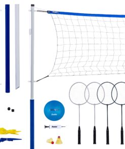 Franklin Sports Volleyball and Badminton Set Recreational Badminton/Volleyball Set 24 81mI2txiYTL