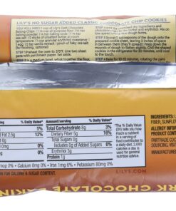 Lily's Sweets, Dark Chocolate Baking Chips, 9 Ounce 10 81mIisISsL