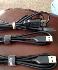 Anker [3-Pack Powerline Micro USB Cable (3ft), Charging Cable for Micro Port E-Readers and More Micro USB Devices(Black) 3ft Black 3 65 81mJ lZ8E1L